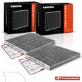 2X Front Activated Carbon Cabin Air Filter for Nissan NV200 (2017–2021)