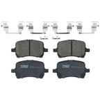 Front Brake Kit with 296mm Disc Rotors & TRW Pro Ceramic Pads for Cobalt Malibu G6 Aura (2005–2010)