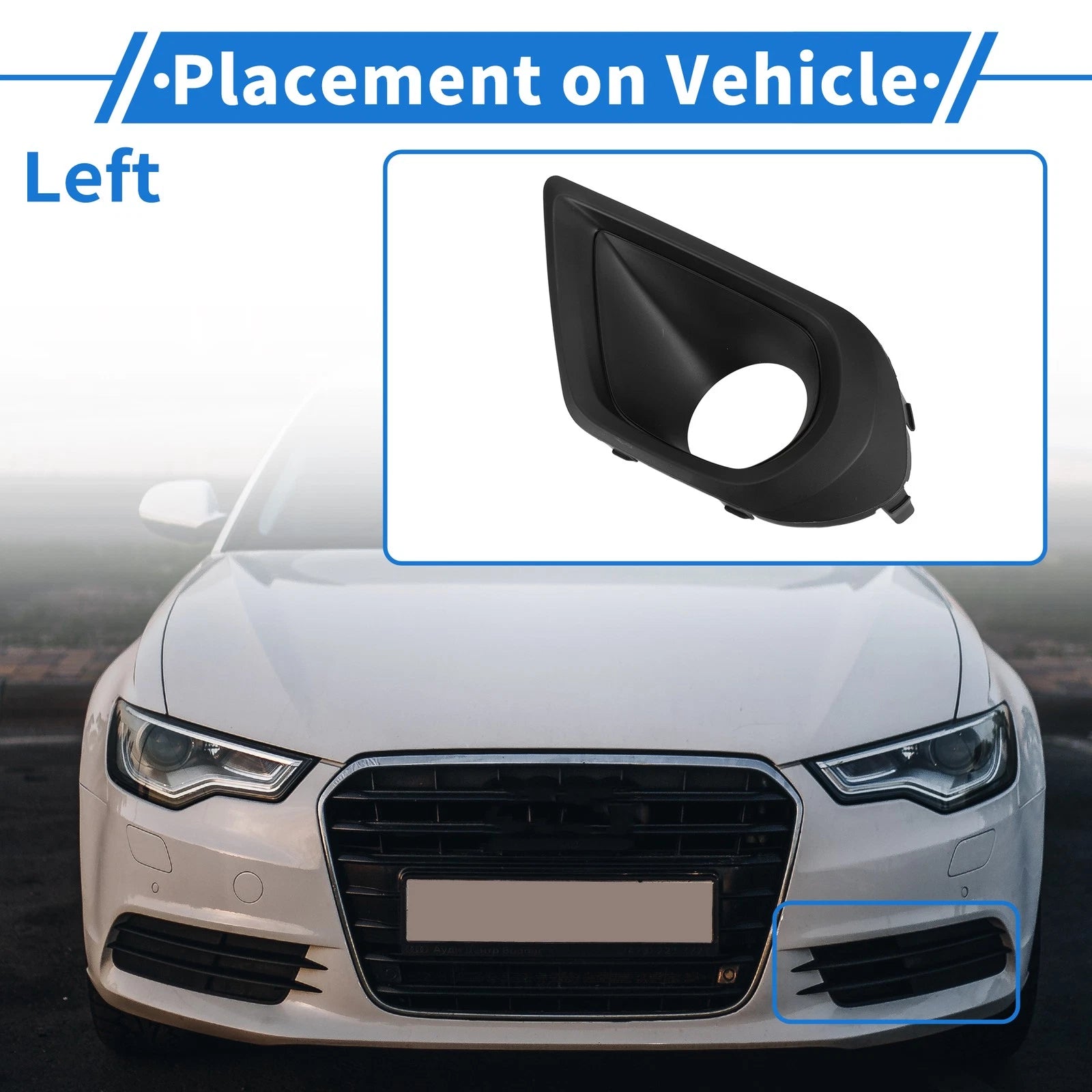 Front Left Fog Light Grill for Subaru Forester (2014–2016) No. 57731SG030 ABS