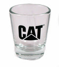 Caterpillar Shot Glass with Black Logo for Equipment (Clear)