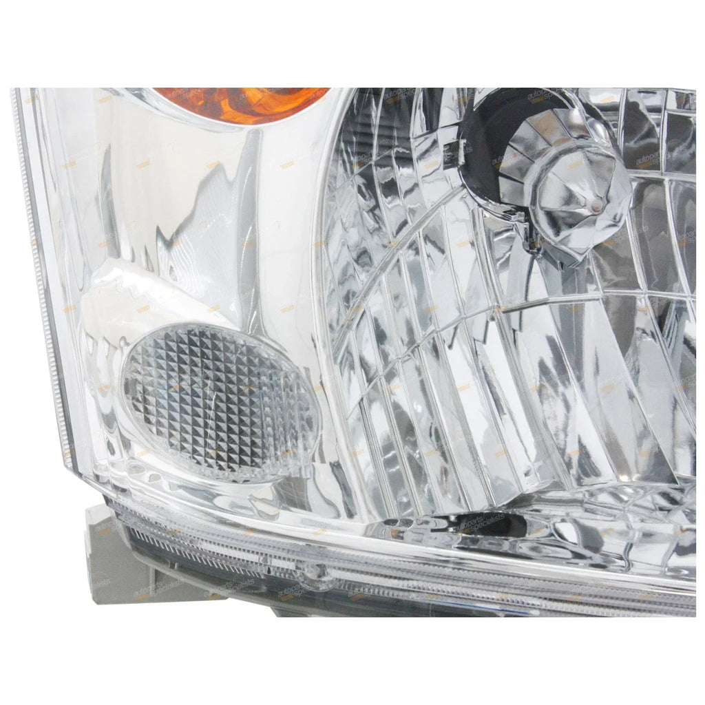 LH+RH / Pair / Chrome Headlights for Toyota Prado 120 Series (2002–2009)
