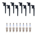 Set of 8 Ignition Coils & Spark Plugs for Mustang Navigator V8