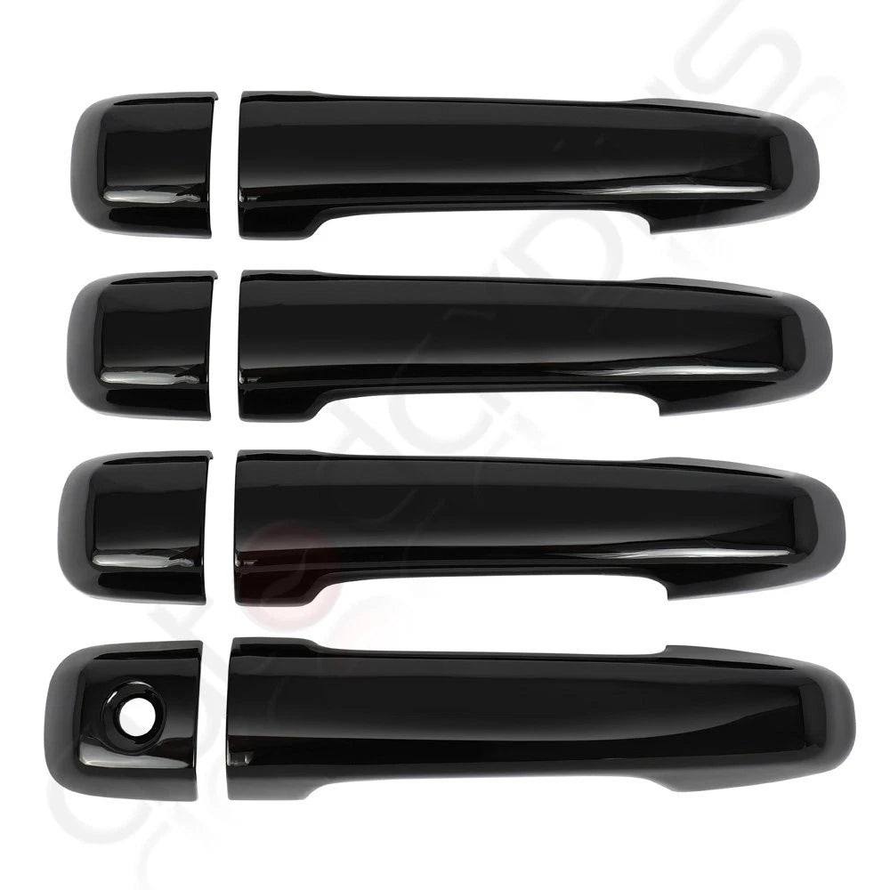 Outside Door Handle Cover for Toyota 4Runner (2010–2021) Black Glossy