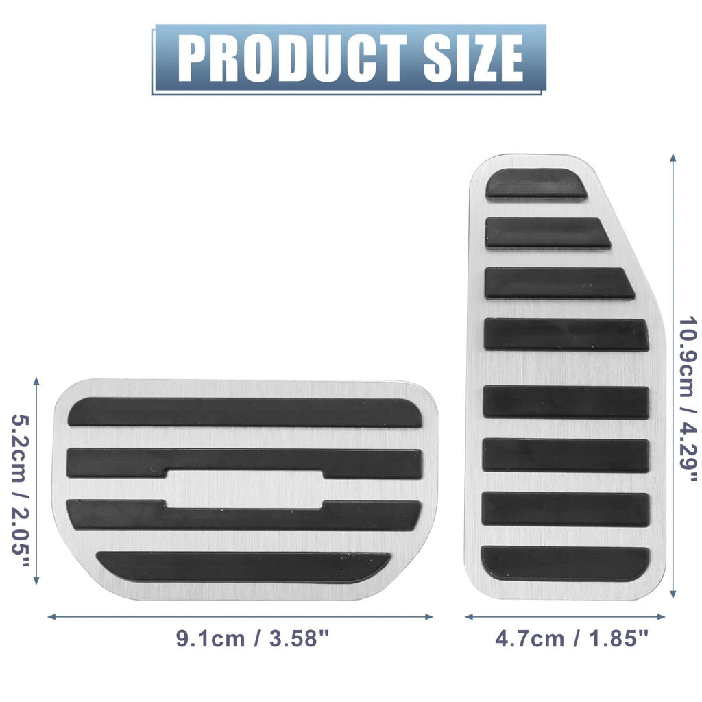 Foot Pads Accelerator Gas Brake Pedal Cover Kit for Suzuki Solio (2011–2015)