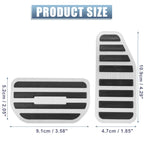 Foot Pads Accelerator Gas Brake Pedal Cover Kit for Suzuki Solio (2011–2015)