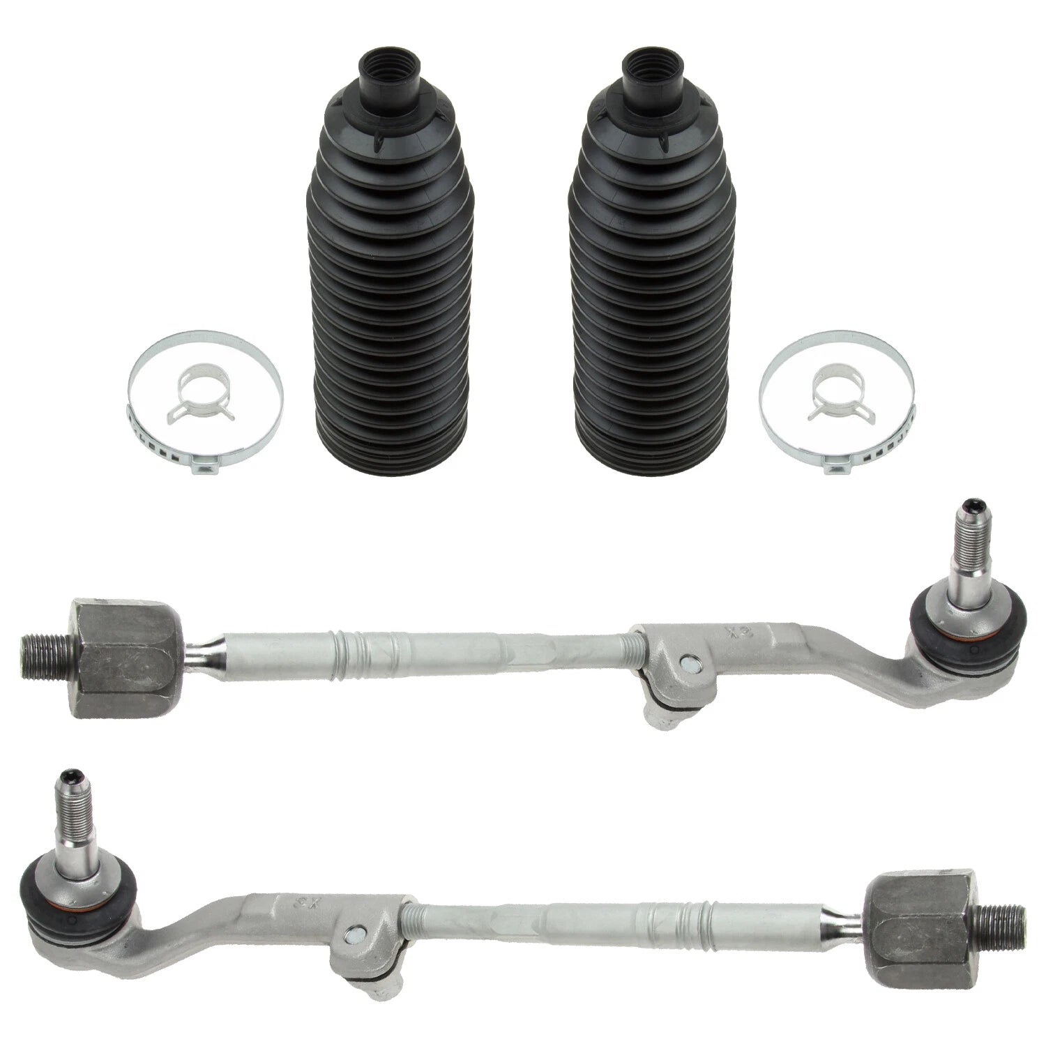 Set of 4 Tie Rods & Rack Pinion Bellows for BMW F22 F23 F30 F32 F33 F36