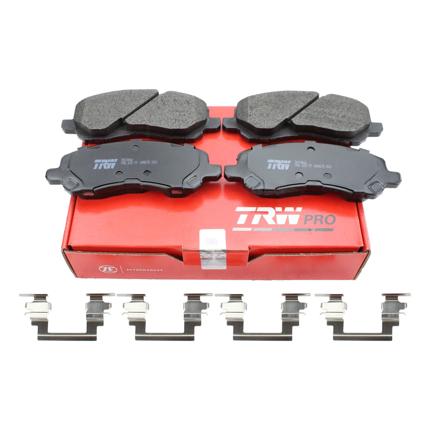TRW Pro Front Ceramic Brake Pads for Chrysler Sebring, Dodge Avenger, Caliber, Compass, Lancer (200)