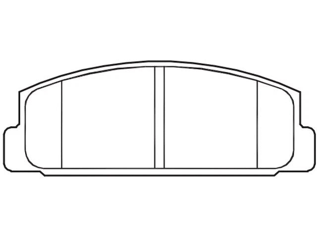 Rear Brake Pad Set for Mazda 6 (2003–2005) ZS813BD