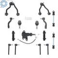15PC Front Upper Control Arm Ball Joint Sway Bar for Cadillac Escalade (1999–2000)