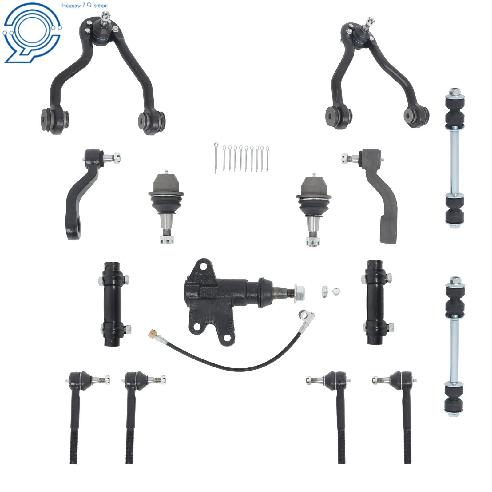 15PC Front Upper Control Arm Ball Joint Sway Bar for Cadillac Escalade (1999–2000)