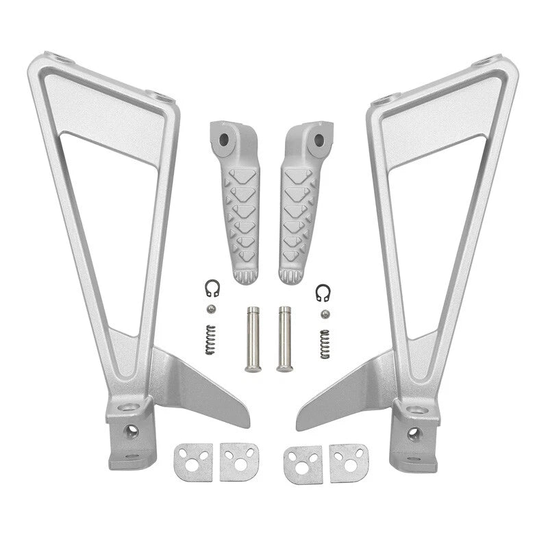 Set of 2 Passenger Foot Pegs Footrest Mount Bracket for Aprilia RS660 (2021–2025)