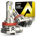 2X AUXITO H8 H11 LED Headlight Conversion Kit Bulbs (2400 Lumens)