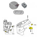 Aluminium Anode Kit for Yamaha 40HP-60HP (4T)