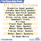 Engine Head Gasket Set with 16 Bolts for Toyota 3.0L V6 (1988–1995)