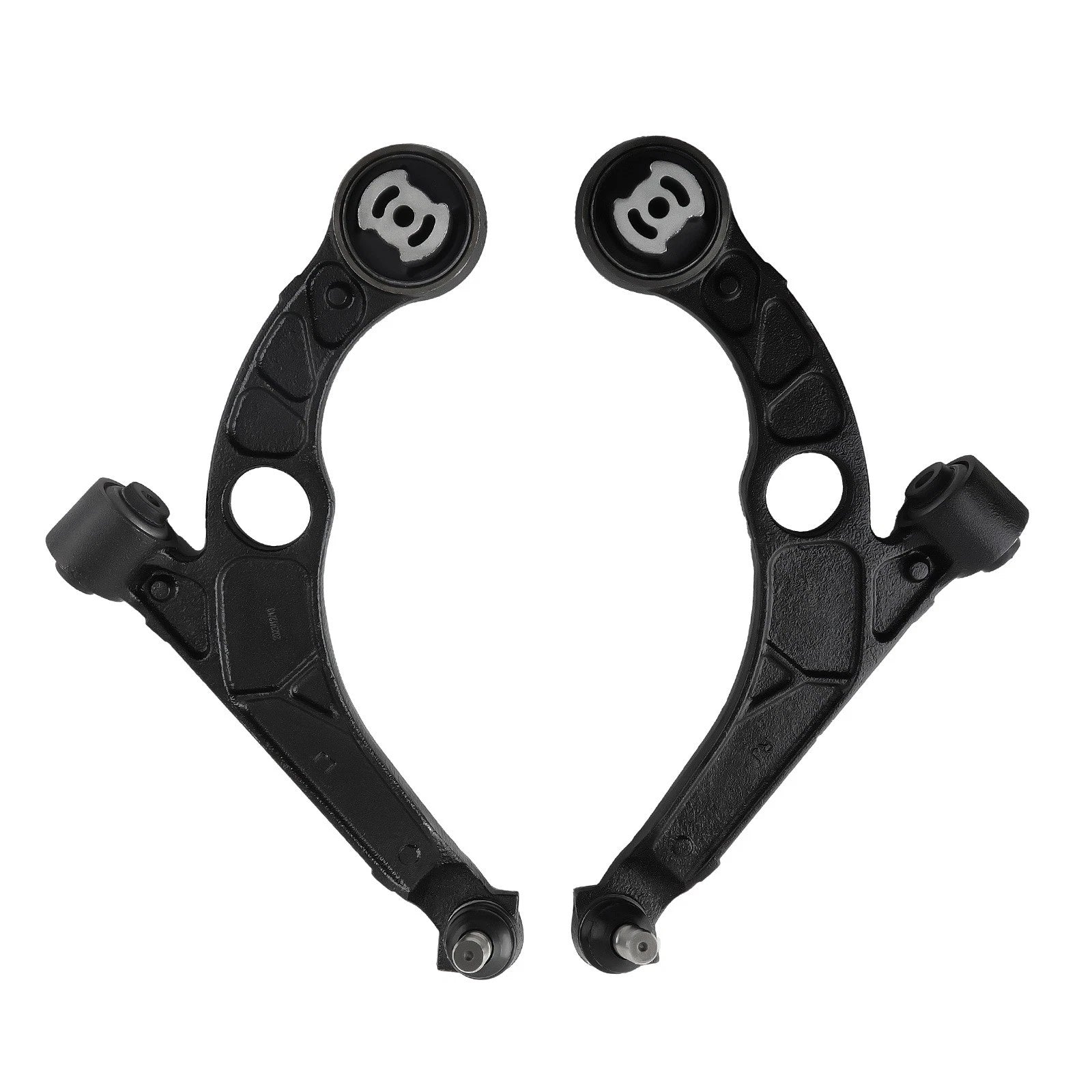 Pair of Front Lower Control Arms with Ball Joints for Chrysler 200 Dodge Dart (2015–2017)