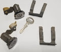 Set of 2 Outside Chrome Door Lock Locks for Ford Mustang (1981–1993)