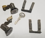 Set of 2 Outside Chrome Door Lock Locks for Ford Mustang (1981–1993)