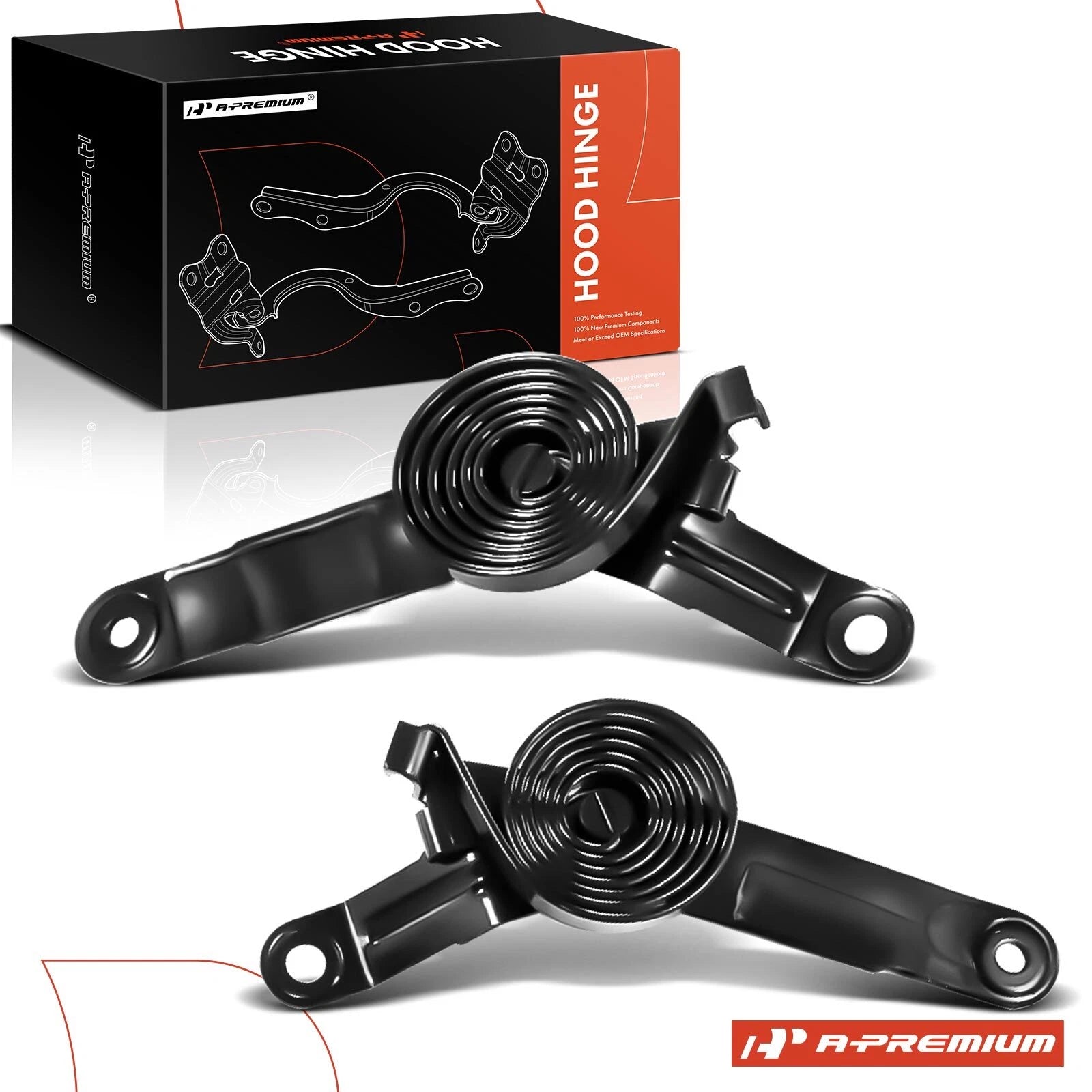 2X Hood Hinge for Chevy Silverado 1500, GMC Sierra (2007â2013)