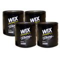 Set of 4 Wix Racing Engine Oil Filters for Buick Cadillac Chevy (StdAs)
