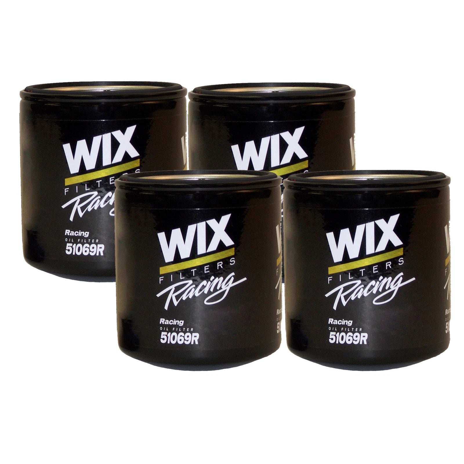Set of 4 Wix Racing Engine Oil Filters for Buick Cadillac Chevy (StdAs)