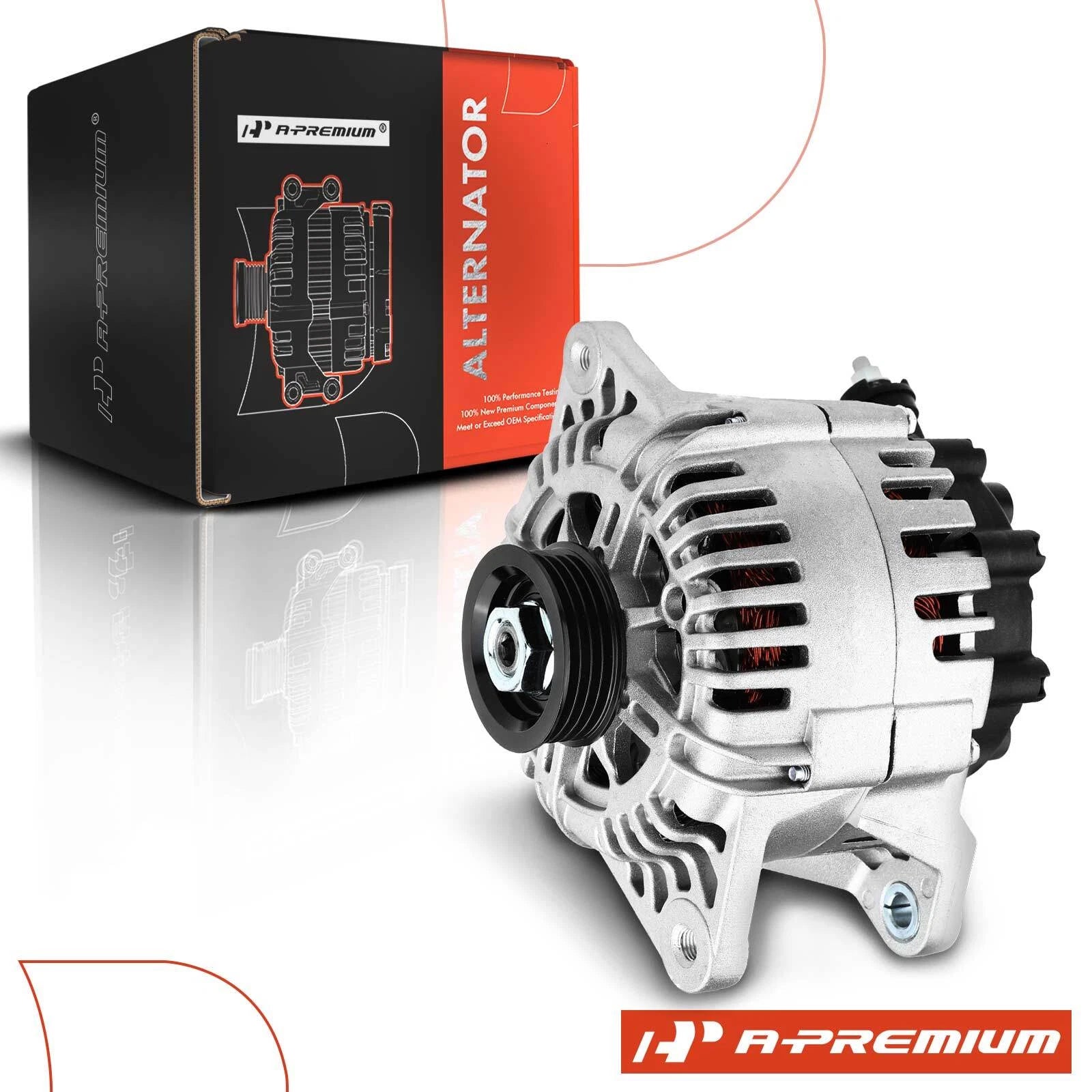 Alternator for Kia Spectra Sephia (1999–2004) L4 1.8L 110A