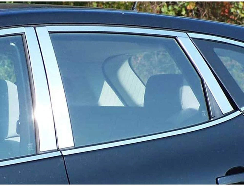 6pc. Luxury FX Chrome Pillar Post Trim fit for 2008-2013 Nissan Rogue