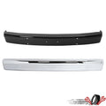 Chrome Black Steel Front Bumper Cover for Dodge Dakota (1991–1996)