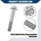 Set of 1 Front Rear Shock Absorber Mount Bolt Nut for Dodge Ram (No.6502818)