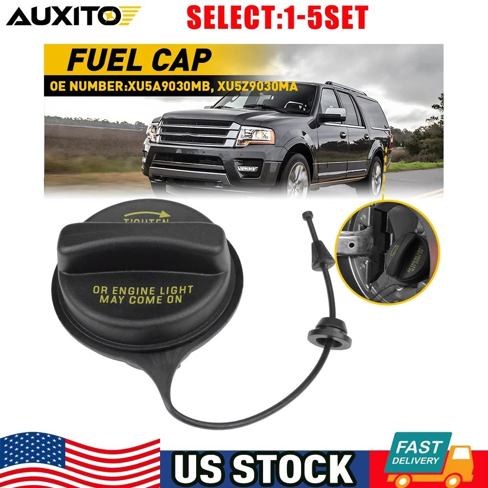 Gas Tank Cap XU5Z9030MA for Ford F-150 F-350 Super Duty Lincoln Navigator (1-5)