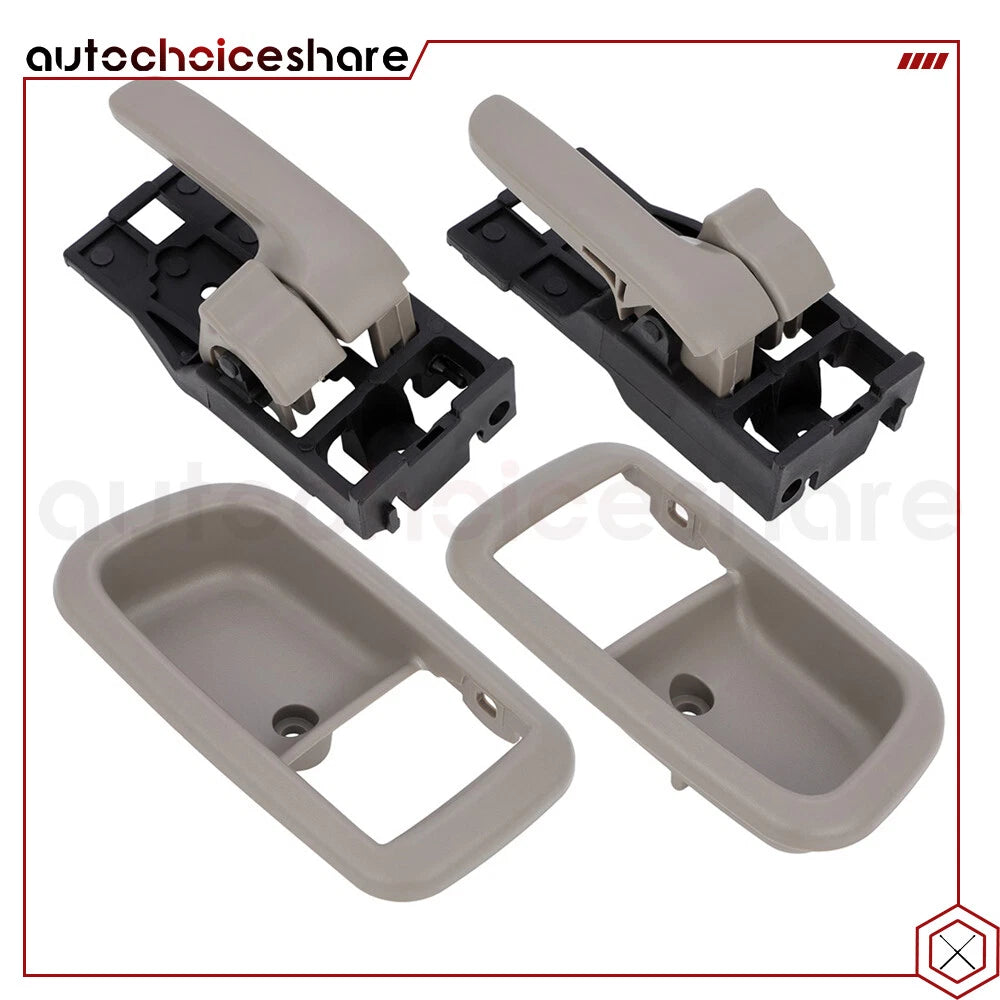 Set of 2 Interior Door Handles for Toyota Tundra (2000–2006) Gray