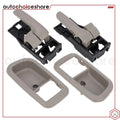 Set of 2 Interior Door Handles for Toyota Tundra (2000–2006) Gray