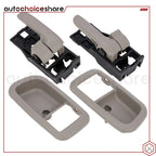 Set of 2 Interior Door Handles for Toyota Tundra (2000–2006) Gray