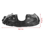 Front Inner Fender Liner Set of 2 for Jeep Cherokee (2014–2018)