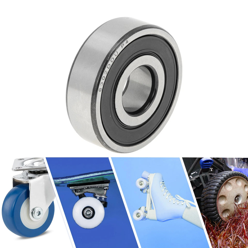 6302DDU Deep Groove Ball Bearing for Scooter Skateboard Wheel (P4)