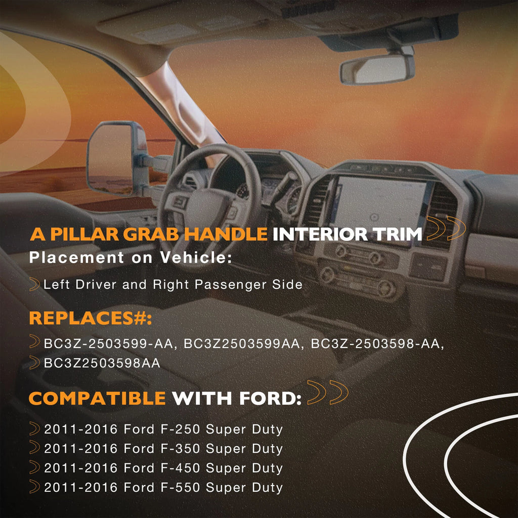 A Pillar Trim Grab Handle for Ford F-250 F-350 F-450 (2011–2016)