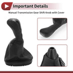 6 Speed Gear Shift Knob & Cover for Mercedes-Benz W203 S203 (2000-2007)