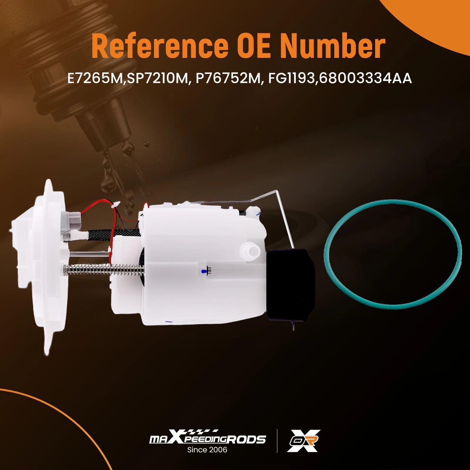 Fuel Pump Module E7265M for Jeep Wrangler Rubicon Sahara (2007–2018)