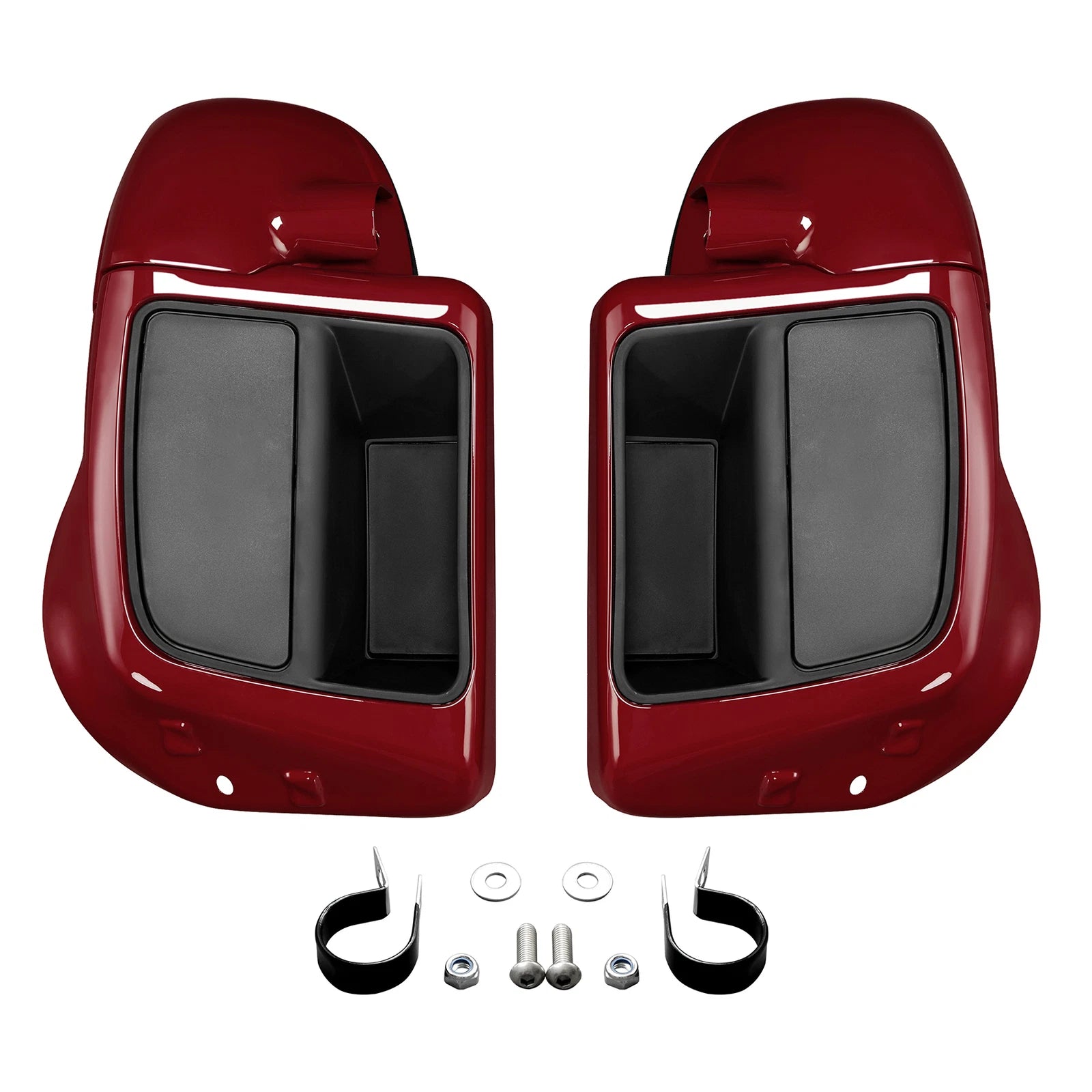 Lower Vented Leg Fairing for Harley Touring Road Glide (2014–2025) Billiard Red