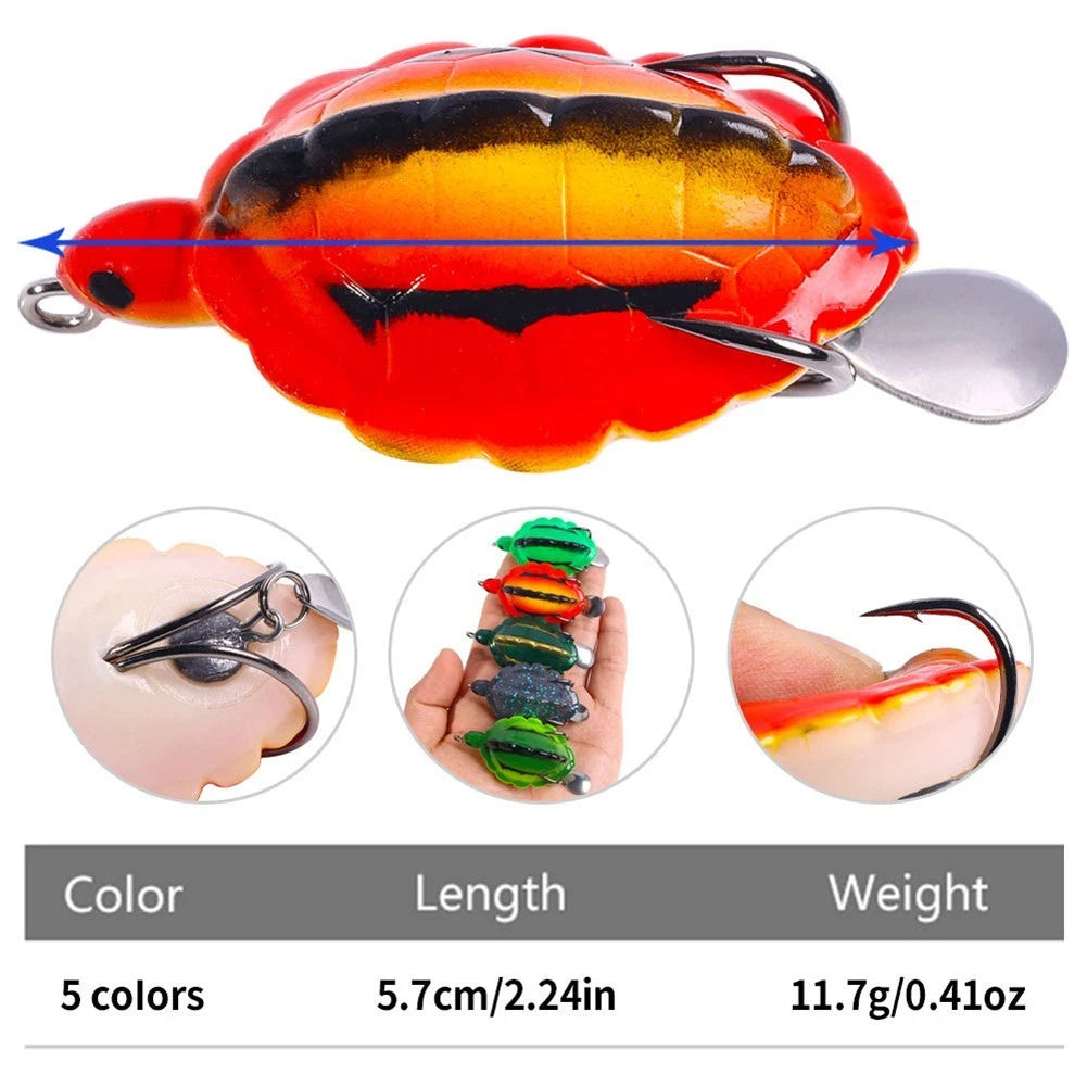 Frog Fishing Lure with Hollow Body for Realistic Movement