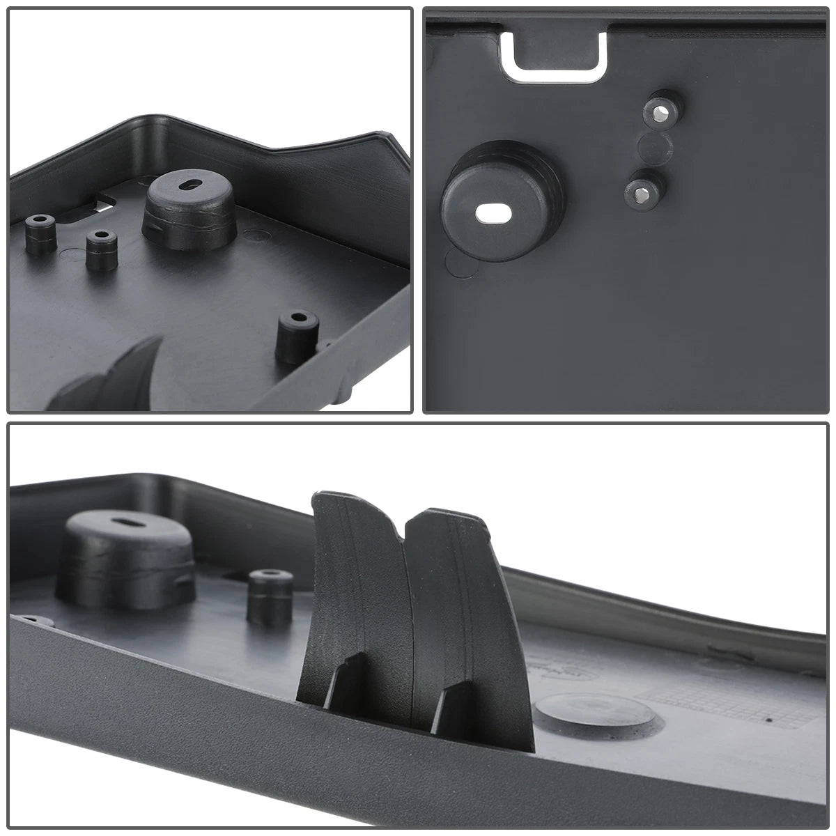 Front Bumper License Plate Mounting Bracket for Lincoln MKX (2016–2018)
