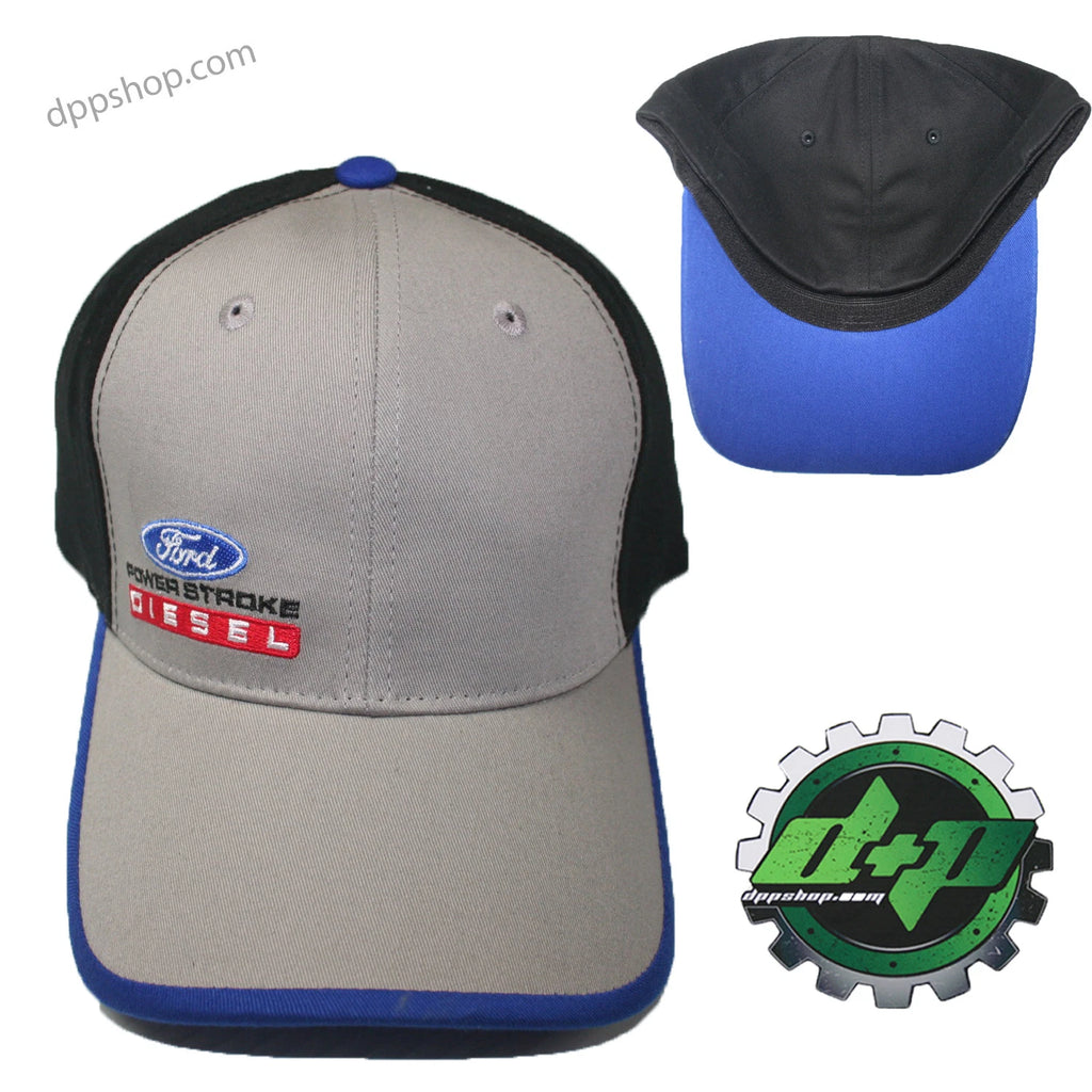Ford Powerstroke Trucker Cap Hat Diesel Gear Stretch Fit Flex Super Duty