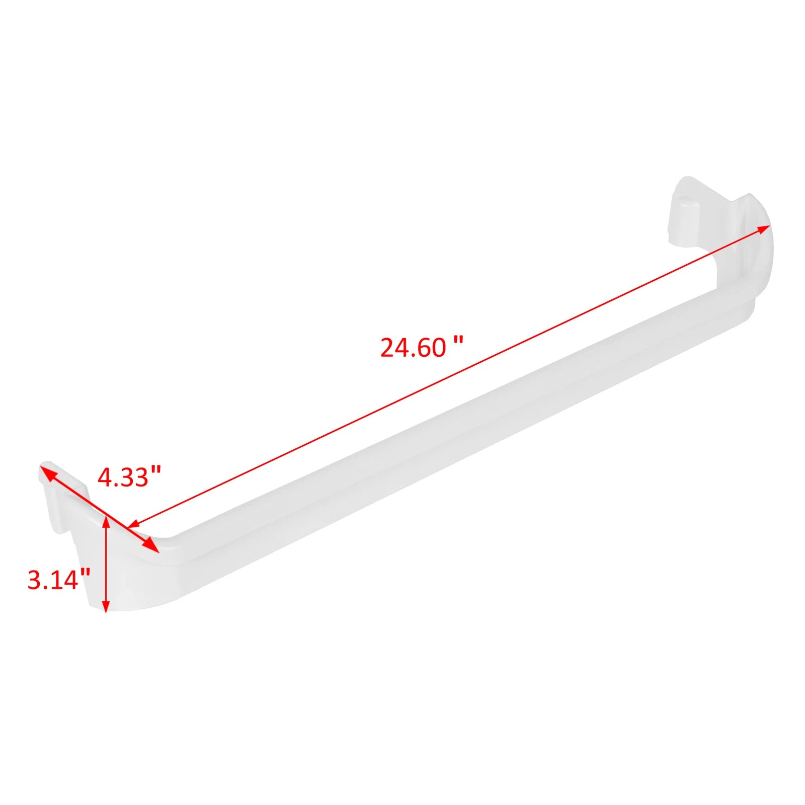 Refrigerator Door Shelf Rack Bar for Frigidaire (2000–2023)