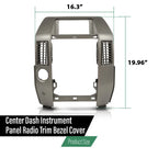 Center Dash Radio Trim Bezel for Infiniti QX56 (2004–2007)