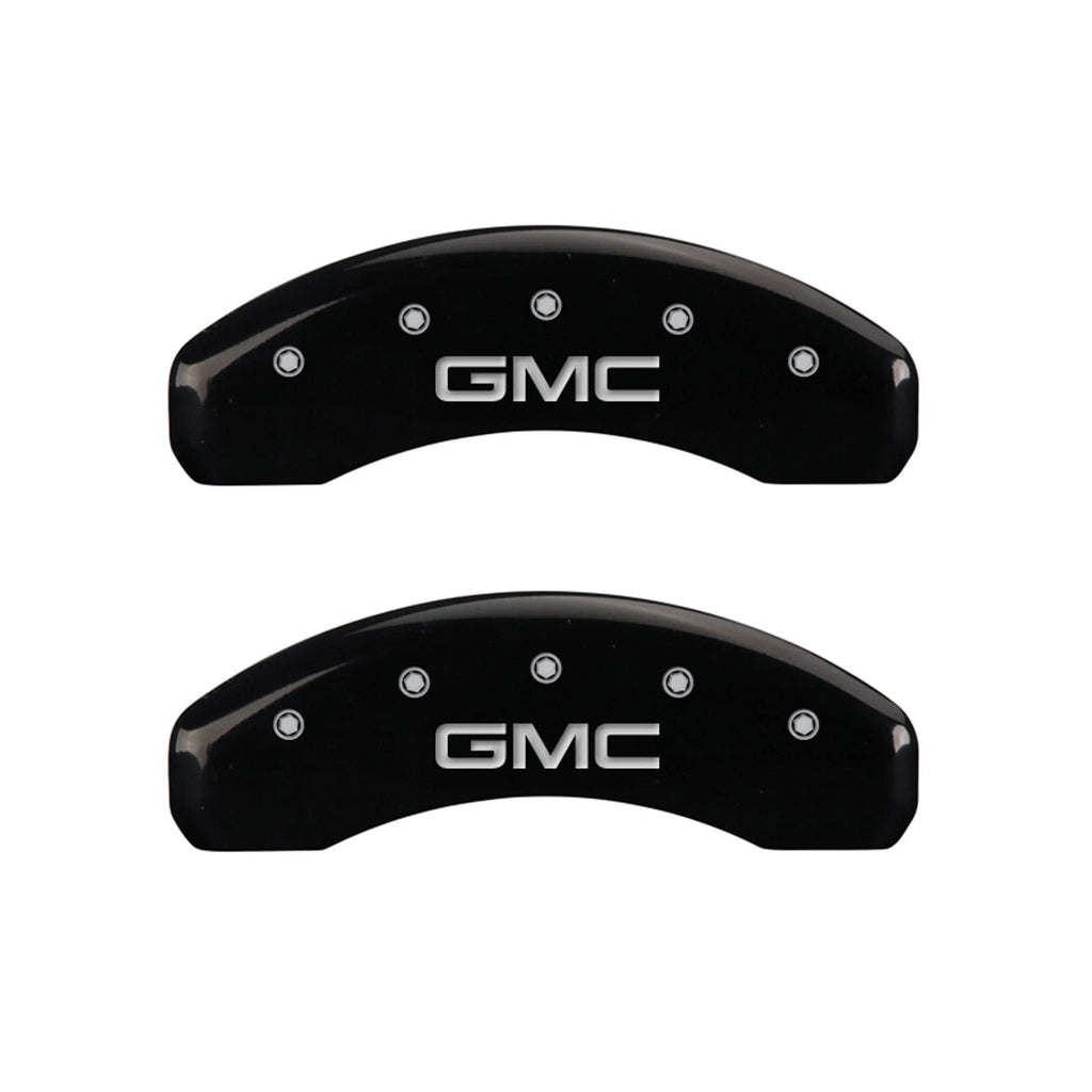 Front and Rear Black Caliper Covers Replacement for GMC Yukon (2015–2020)