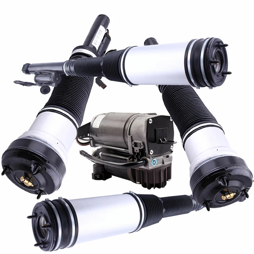 Set of 4 Air Suspension & Compressor for Mercedes S-Class W220 (1999–2006)