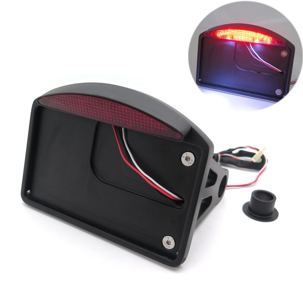 License Plate Bracket with LED for Harley Davidson Dyna Glide (2006–2021)