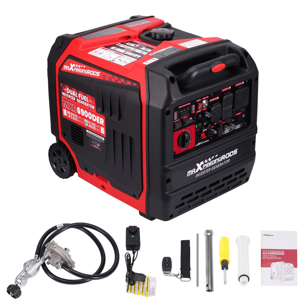 Dual Voltage Inverter Generator 5200W for Remote Start & Eco-Mode