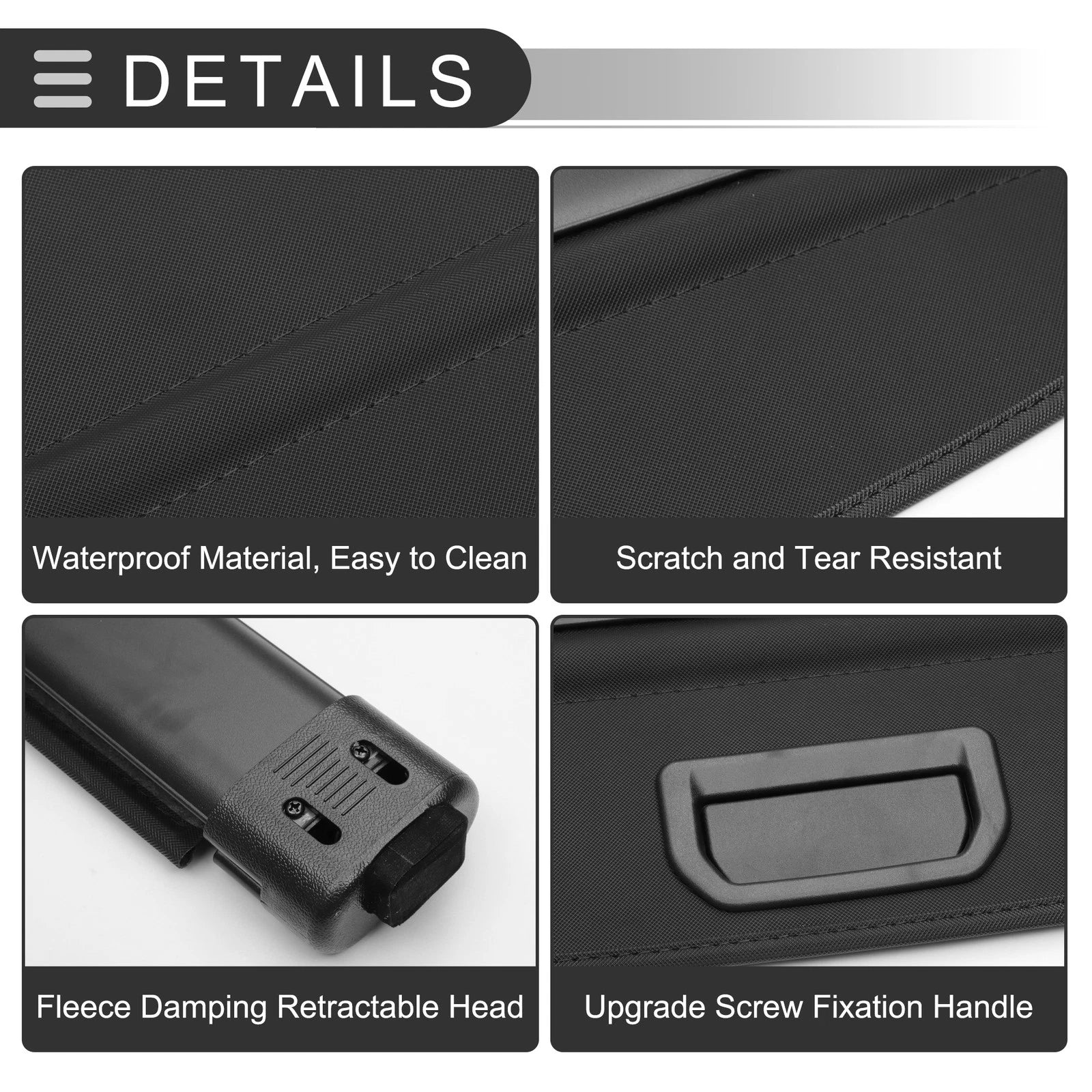 Retractable Cargo Cover for Honda CR-V (2007–2011) Gloss Black
