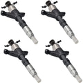 4X Fuel Injector 095000-5550 for Hyundai Excavator Mighty (5.9L)