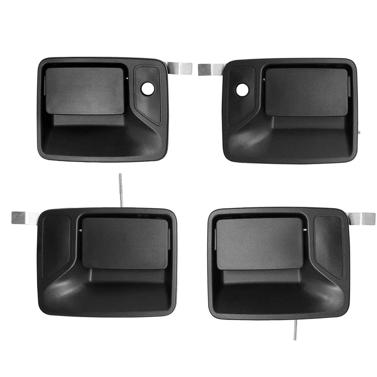 Set of 4 Exterior Door Handles for Ford F-250 F-350 Super Duty (1999–2016) 79306